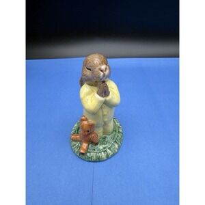 Royal Doulton Bunnykins DB103 Bedtime Vintage 1986 U.S. Special Events Tour